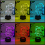 Scania Topline Semi Truck 3D LED Night Light Lamp - KustomboxNight Lights & Ambient LightingKustomboxStandard Size