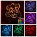 Simba King of the Jungle Personalised Name 3D LED Night Light Lamp - KustomboxNight Lights & Ambient LightingKustomboxStandard Size - No Name