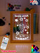 Singing Girl Rockstar Personalised Name Timber Frame USB 3D LED Night Light Lamp - KustomboxNight Lights & Ambient LightingKustomboxTimber Frame Light - $34.99