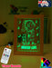 Skateboard Skater Girl Personalised Name Timber Frame USB 3D LED Night Light Lamp - KustomboxNight Lights & Ambient LightingKustomboxTimber Frame Light - $34.99
