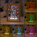 Skateboard Skater Girl Personalised Name Timber Frame USB 3D LED Night Light Lamp - KustomboxNight Lights & Ambient LightingKustomboxTimber Frame Light - $34.99