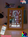 Skateboard Skater Girl Personalised Name Timber Frame USB 3D LED Night Light Lamp - KustomboxNight Lights & Ambient LightingKustomboxTimber Frame Light - $34.99