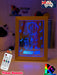 Skateboard Skater Girl Personalised Name Timber Frame USB 3D LED Night Light Lamp - KustomboxNight Lights & Ambient LightingKustomboxTimber Frame Light - $34.99