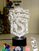 Slytherin House Personalised Name Light 3D LED Night Light Lamp - KustomboxNight Lights & Ambient LightingKustomboxStandard Size