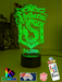 Slytherin House Personalised Name Light 3D LED Night Light Lamp - KustomboxNight Lights & Ambient LightingKustomboxStandard Size
