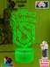 Slytherin House Personalised Name Light 3D LED Night Light Lamp - KustomboxNight Lights & Ambient LightingKustomboxStandard Size