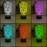 Slytherin House Personalised Name Light 3D LED Night Light Lamp - KustomboxNight Lights & Ambient LightingKustomboxStandard Size