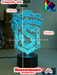 Slytherin House Personalised Name Light 3D LED Night Light Lamp - KustomboxNight Lights & Ambient LightingKustomboxStandard Size