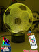 SOCCER BALL FOOTBALL 3D LED Night Light Lamp - KustomboxNight Lights & Ambient LightingKustomboxStandard Size