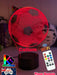Soccer Ball Football Personalised Name 3D LED Night Light Lamp - KustomboxNight Lights & Ambient LightingKustomboxStandard Size