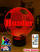 Soccer Ball Football Personalised Name 3d Led Night Light Lamp - KustomboxNight Lights & Ambient LightingKustomboxStandard Size