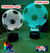 Soccer Ball Football Personalised Name 3D LED Night Light Lamp - KustomboxNight Lights & Ambient LightingKustomboxStandard Size