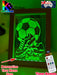 Soccer Foot Ball Player Personalised Name Timber Frame USB 3D LED Night Light Lamp - KustomboxNight Lights & Ambient LightingKustomboxTimber Frame Light - $34.99