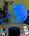 Soccer Football Player Personalised Name 3D LED NIGHT LIGHT USB 7 COLOUR REMOTE - KustomboxNight Lights & Ambient LightingKustomboxStandard Size