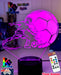 Soccer Football Player Personalised Name 3D LED NIGHT LIGHT USB 7 COLOUR REMOTE - KustomboxNight Lights & Ambient LightingKustomboxStandard Size