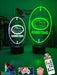 South Sydney Rabbitohs Rugby League Club 3D LED Night Light - KustomboxNight Lights & Ambient LightingKustomboxStandard Size