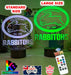 SOUTH SYDNEY RABBITOHS Rugby League Football Club LED Night Light - KustomboxNight Lights & Ambient LightingKustomboxStandard Size