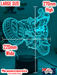 Spiderman Amazing Motorbike 3d Led Night Light Lamp - KustomboxNight Lights & Ambient LightingKustomboxStandard Size - No Name