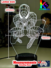 SPIDERMAN Amazing Personalised 3D LED Night Light Lamp - KustomboxNight Lights & Ambient LightingKustomboxStandard Size