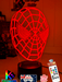 SPIDERMAN MASK 3D LED Night Light Bedroom Lamp - KustomboxNight Lights & Ambient LightingKustomboxStandard Size