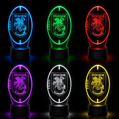 St George Illawarra Dragons Rugby League Personalised 3D LED Night Light Lamp - KustomboxNight Lights & Ambient LightingKustomboxStandard SizeBlack 16 Colours + Remote