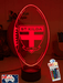 St Kilda Saints Australian Football Club 3D LED Night Light Lamp - KustomboxNight Lights & Ambient LightingKustomboxStandard Size