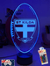 St Kilda Saints Australian Football Club 3D LED Night Light Lamp - KustomboxNight Lights & Ambient LightingKustomboxStandard Size