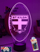 St Kilda Saints Australian Football Club 3D LED Night Light Lamp - KustomboxNight Lights & Ambient LightingKustomboxStandard Size