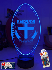 St Kilda Saints Australian Football Club 3D LED Night Light old logo custom name options 