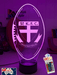 St Kilda Saints Australian Football Club 3D LED Night Light - KustomboxNight Lights & Ambient LightingKustomboxStandard Size