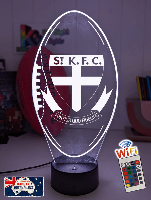 St Kilda Saints Australian Football Club 3D LED Night Light - KustomboxNight Lights & Ambient LightingKustomboxStandard Size