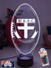 St Kilda Saints Australian Football Club 3D LED Night Light - KustomboxNight Lights & Ambient LightingKustomboxStandard Size