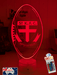 St Kilda Saints Australian Football Club 3D LED Night Light - KustomboxNight Lights & Ambient LightingKustomboxStandard Size