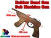 Sub - Machine Gun Rubber Band Timber Launcher Wood x 2 - KustomboxToys & GamesKustomboxSub Machine Guns x 2