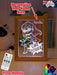 Super Girl Power Personalised Name Timber Frame base USB 3D LED Night Light + Remote - KustomboxNight Lights & Ambient LightingKustomboxTimber Frame Light