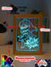 Super Girl Power Personalised Name Timber Frame base USB 3D LED Night Light + Remote - KustomboxNight Lights & Ambient LightingKustomboxTimber Frame Light