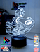 Super Mario Cart Personalised Name Gamer 3D LED Night Light Lamp - KustomboxNight Lights & Ambient LightingKustomboxStandard Size