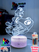Super Mario Cart Personalised Name Gamer 3D LED Night Light Lamp - KustomboxNight Lights & Ambient LightingKustomboxStandard Size