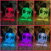 Sydney City Roosters Football Personalised Christmas Bauble 3D LED Light Decoration - KustomboxNight Lights & Ambient LightingKustomboxBauble - No Name