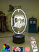 Sydney City Roosters Rugby League Club 3D LED Night Light - KustomboxNight Lights & Ambient LightingKustomboxStandard Size