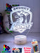 SYDNEY CITY ROOSTERS Rugby League Football Club LED Night Light - KustomboxNight Lights & Ambient LightingKustomboxStandard Size