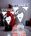 Sydney Swans Australian Football Club 3D LED Night Light Lamp - KustomboxNight Lights & Ambient LightingKustomboxStandard Size