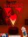 Sydney Swans Australian Football Club 3D LED Night Light Lamp - KustomboxNight Lights & Ambient LightingKustomboxStandard Size