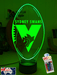 Sydney Swans Australian Football Club 3D LED Night Light - KustomboxNight Lights & Ambient LightingKustomboxStandard Size