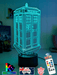 Tardis Police Box Dr Who 3D LED Night Light Lamp - KustomboxNight Lights & Ambient LightingKustomboxStandard Size