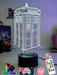 Tardis Police Box Dr Who 3D LED Night Light Lamp - KustomboxNight Lights & Ambient LightingKustomboxStandard Size