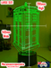 Tardis Police Box Dr Who 3D LED Night Light Lamp - KustomboxNight Lights & Ambient LightingKustomboxStandard Size