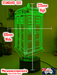 Tardis Police Box Dr Who 3D LED Night Light Lamp - KustomboxNight Lights & Ambient LightingKustomboxStandard Size