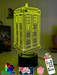 Tardis Police Box Dr Who 3D LED Night Light Lamp - KustomboxNight Lights & Ambient LightingKustomboxStandard Size