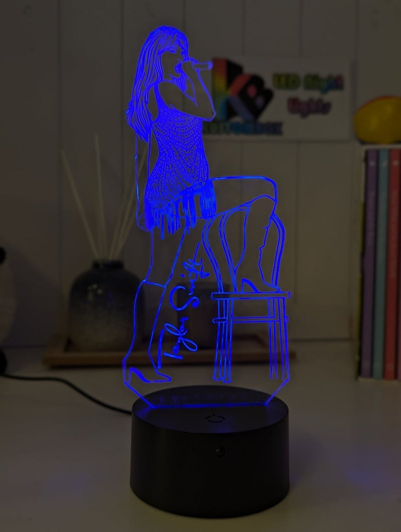 Taylor Swift Era Tour Fan Swiftee 3D LED Night Light Room Lamp - KustomboxNight Lights & Ambient LightingKustomboxStandard Size